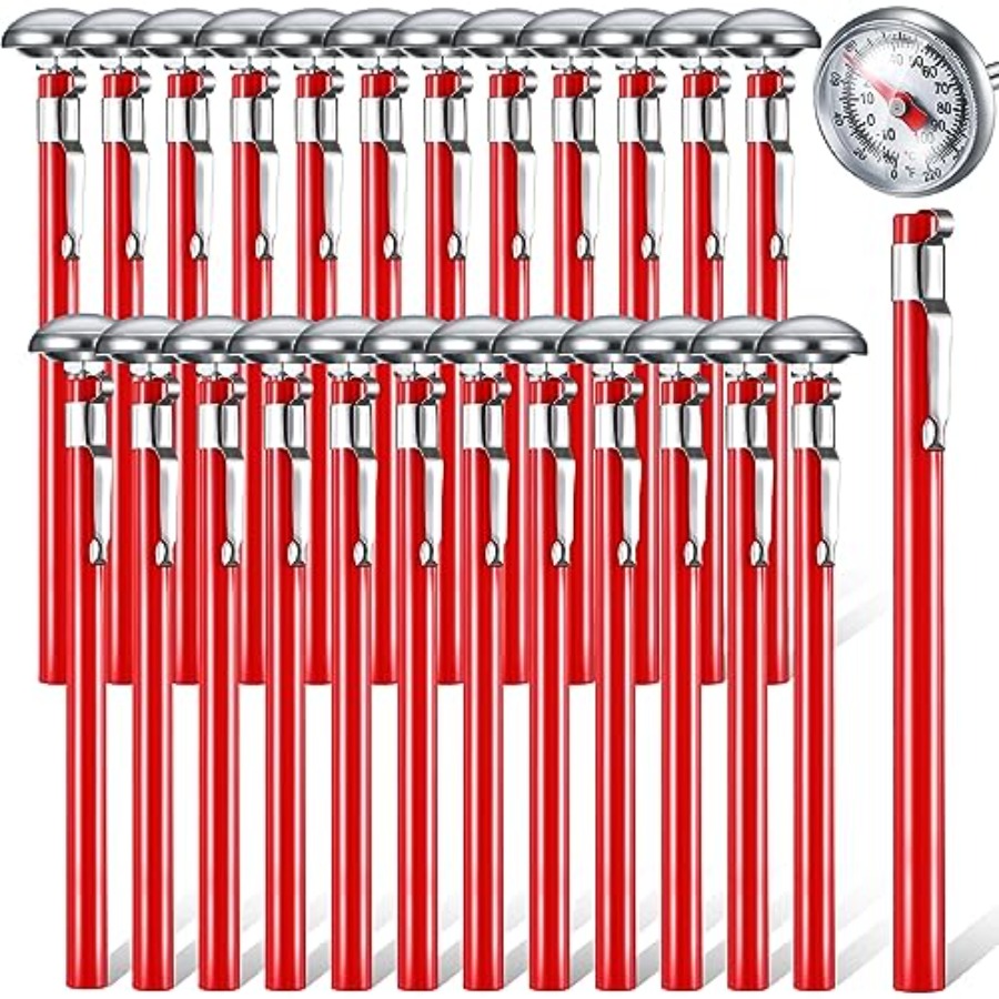 Meat Thermometer - 24 Pcs Stainless Steel Kitchen Thermometer