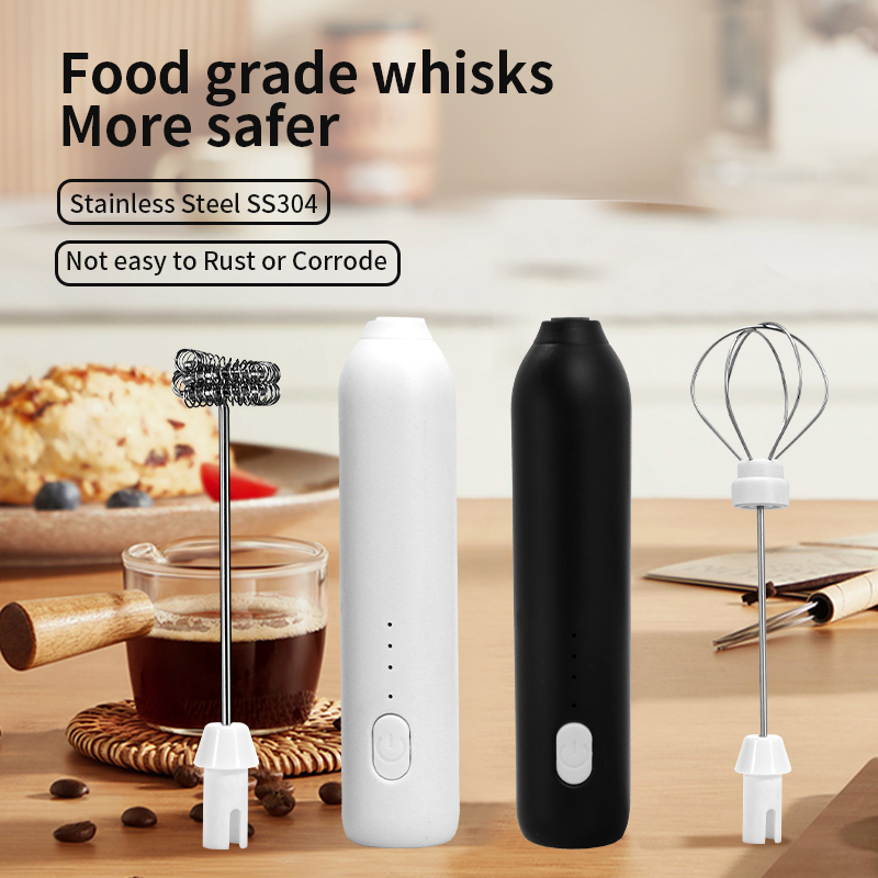 Kitchen Gadgets Must Have - 2 In 1 Electric Coffee Frother