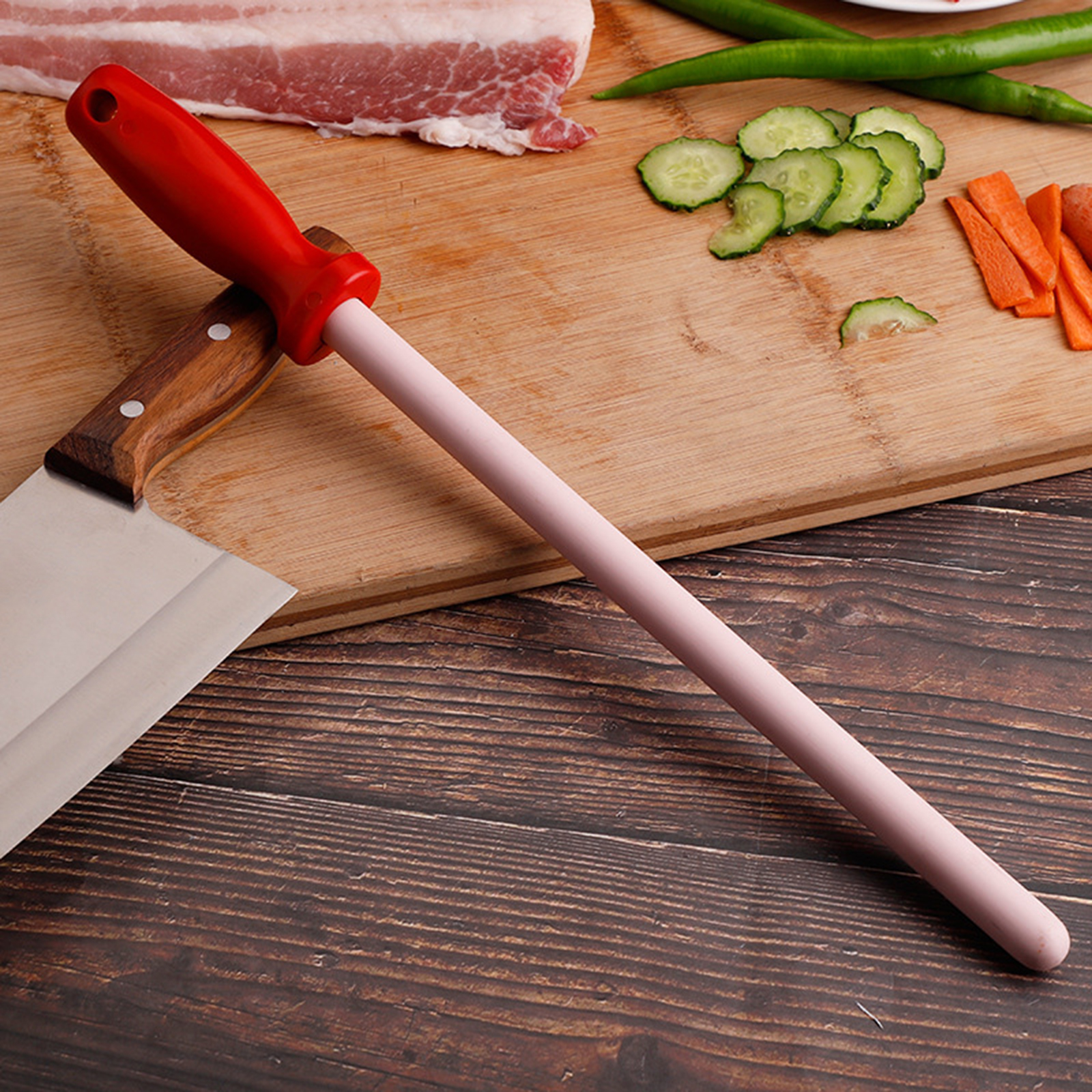 Kitchen Gadgets Must Have - Sharpener Ceramic Rod Bar Grinding Sharpening