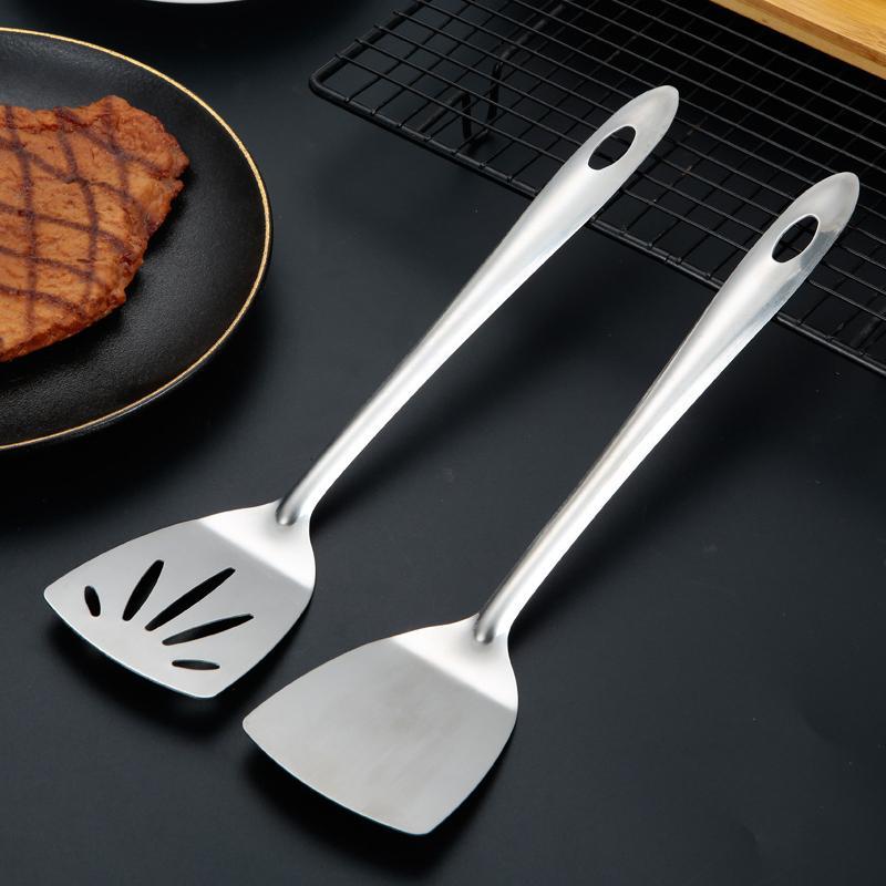 Kitchen Gadgets Under 100 - Stainless Steel Kitchenware Shovel Leakage Shovel