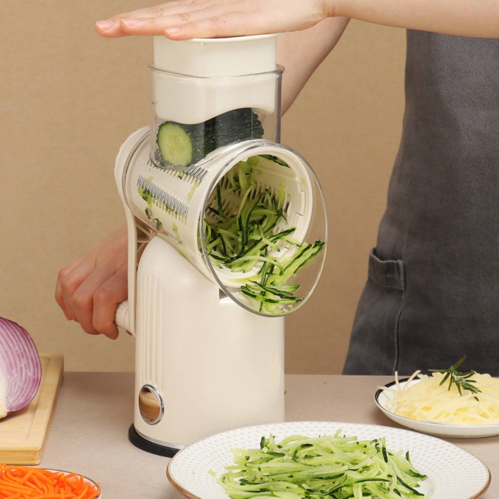 Rotary Vegetable Cutter Labor  - Kitchen Gadgets Save Time のレビューと価格