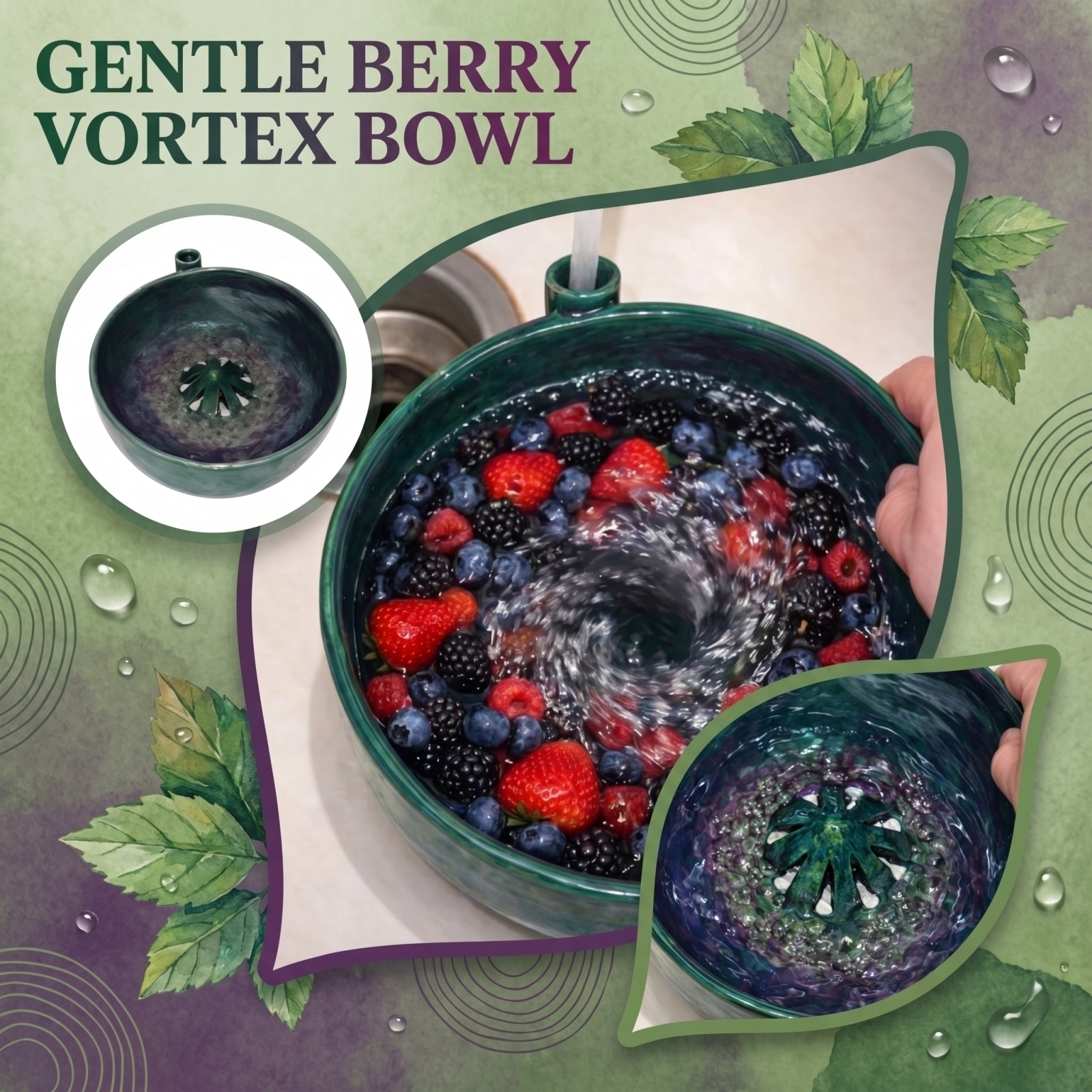 Automatic Berry Vortex Bowl Ve - Kitchen Gadgets Healthy Eating のレビューと価格