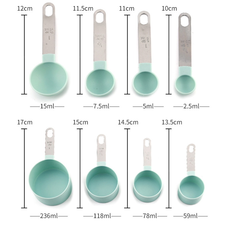 8PCS Measuring Cups Spoons Set - Kitchen Gadgets Must Have のレビューと価格