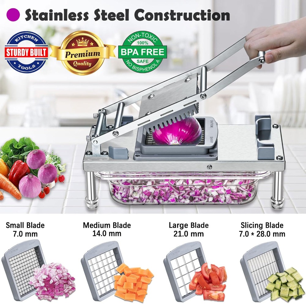 Stainless Steel Vegetable Chop - Vegetable Chopper のレビューと価格