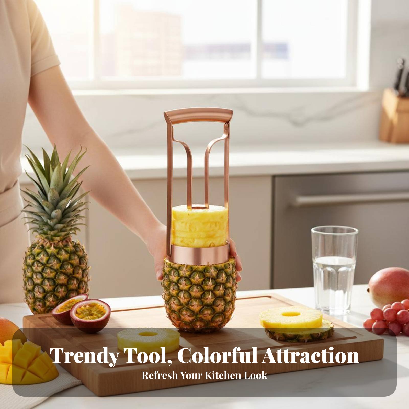 Stainless Steel Pineapple Cutt - Kitchen Gadgets And Tools のレビューと価格