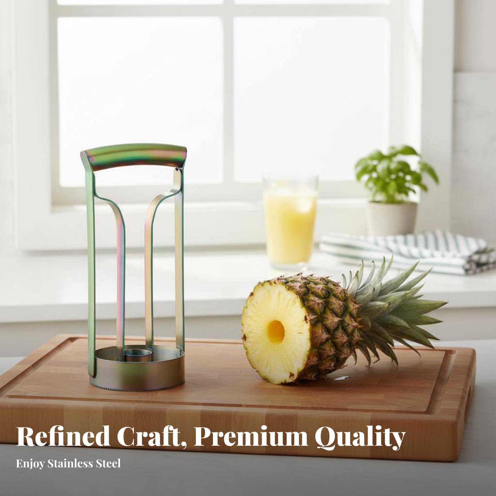 Stainless Steel Pineapple Cutt - Kitchen Gadgets And Tools のレビューと価格