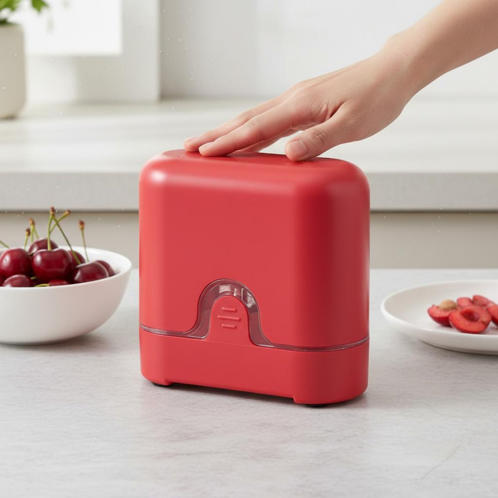 2-in-1 Cherry Pitter and Cutte - Kitchen Gadgets And Tools のレビューと価格
