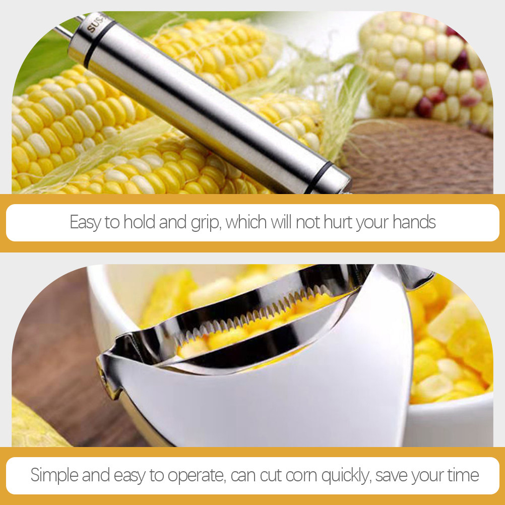 3Pcs Stainless Steel Corn Peel - Kitchen Gadgets And Tools のレビューと価格