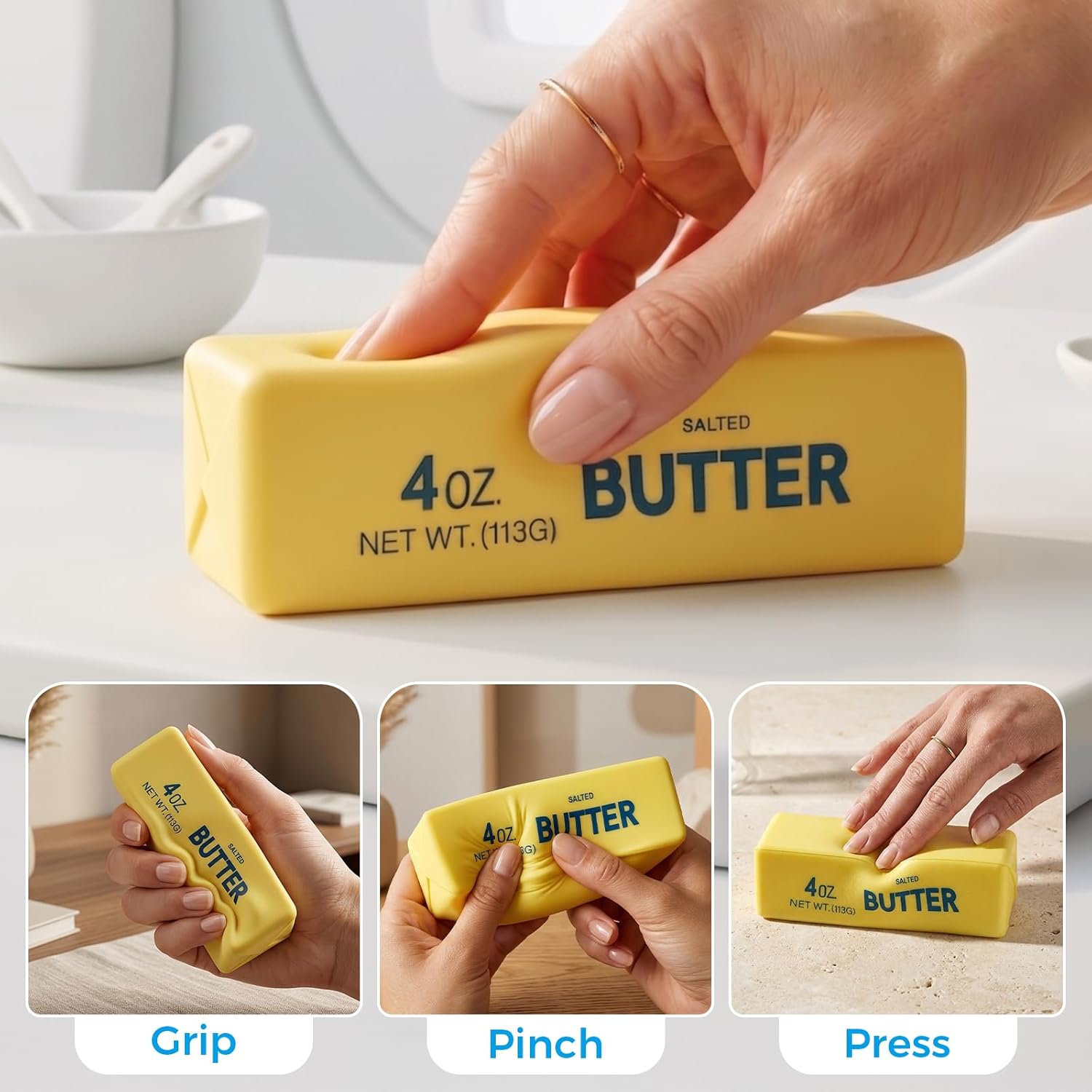 New Soft Slow Rebound Butter S - Funny Kitchen Gadgets Gifts のレビューと価格