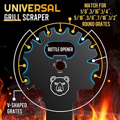 Grill Scraper Gift Set – Perfe - Kitchen Gadgets Stocking Stuffers のレビューと価格