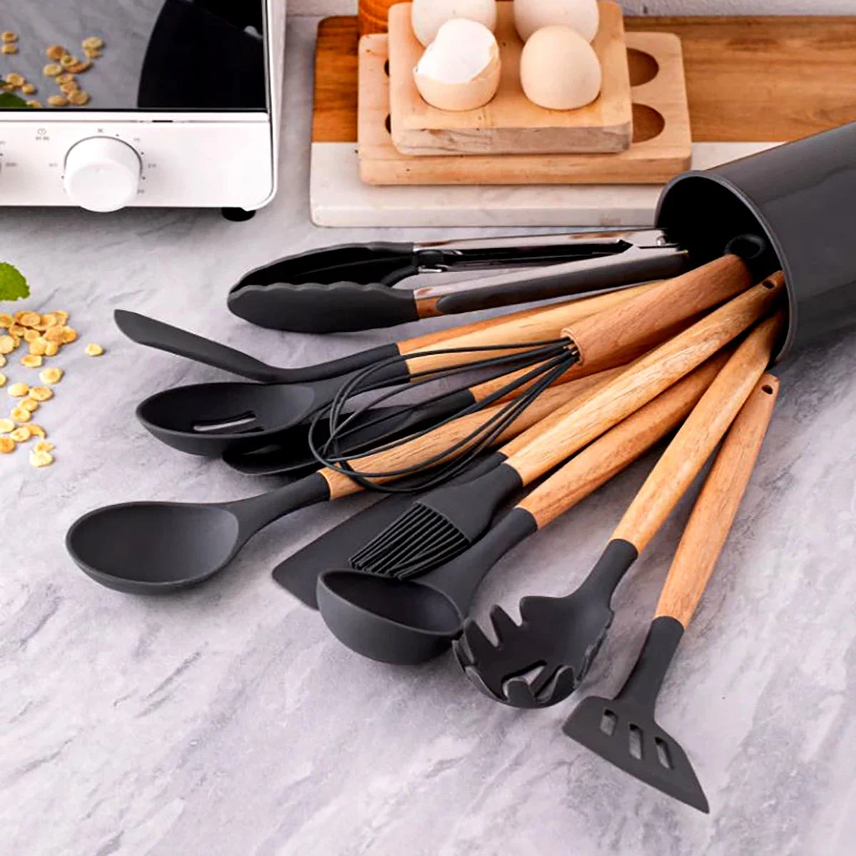 12Pcs Silicone Utensils Set No - Kitchen Gadgets Under 100 のレビューと価格