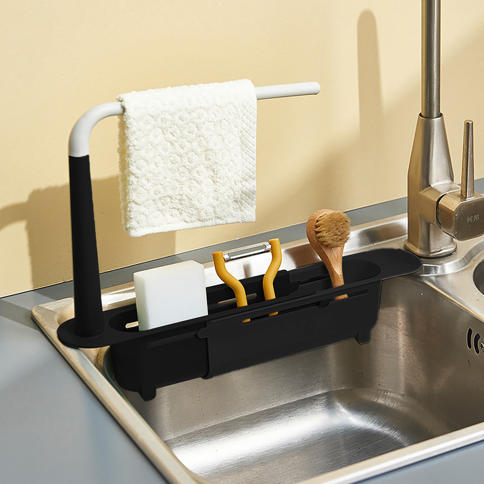 elescopic Sink Shelf Drainer R - Kitchen Gadgets Must Have のレビューと価格