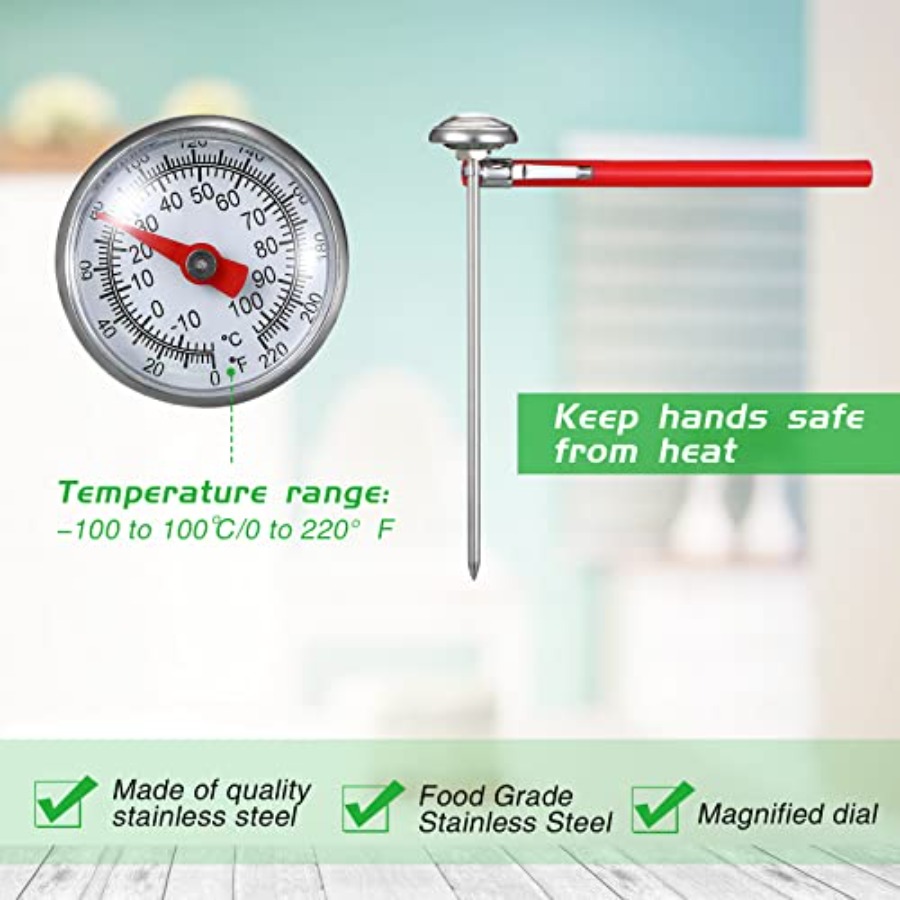 24 Pcs Stainless Steel Kitchen - Meat Thermometer のレビューと価格