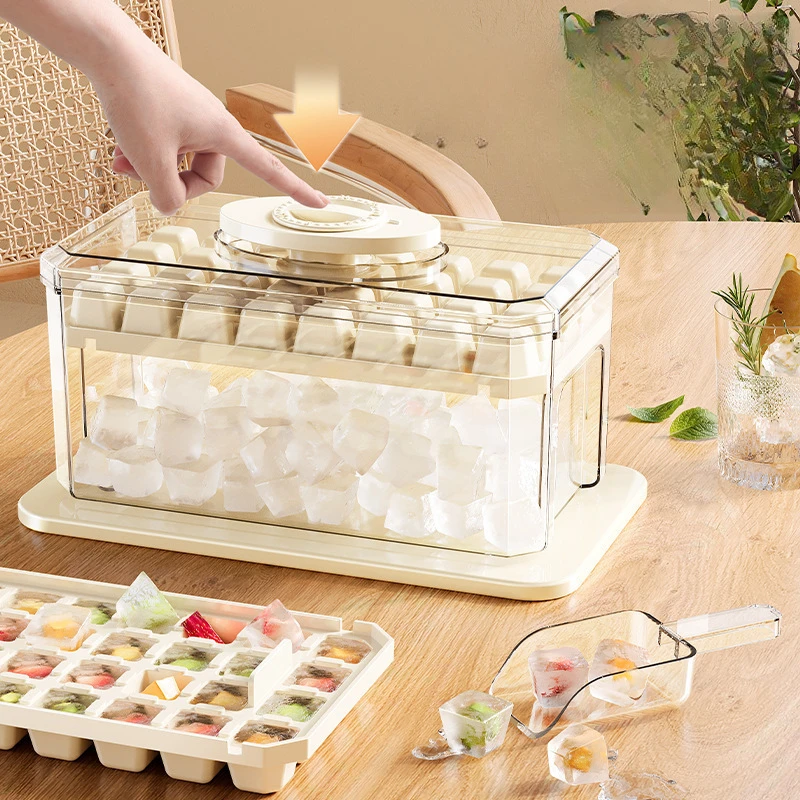 Press Type Ice Cube Mold Ice C - Kitchen Gadget Amazon のレビューと価格