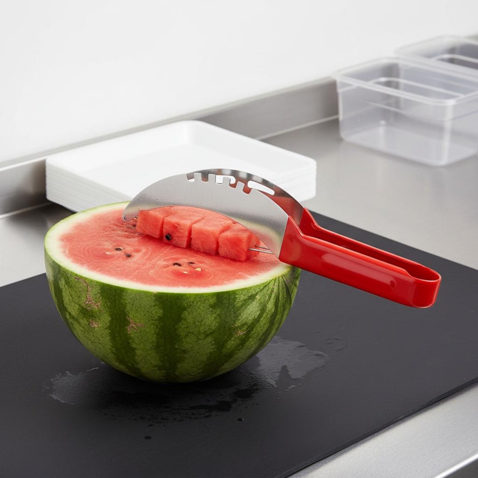 Watermelon Cube Cutter Food Gr - Kitchen Gadgets And Tools のレビューと価格