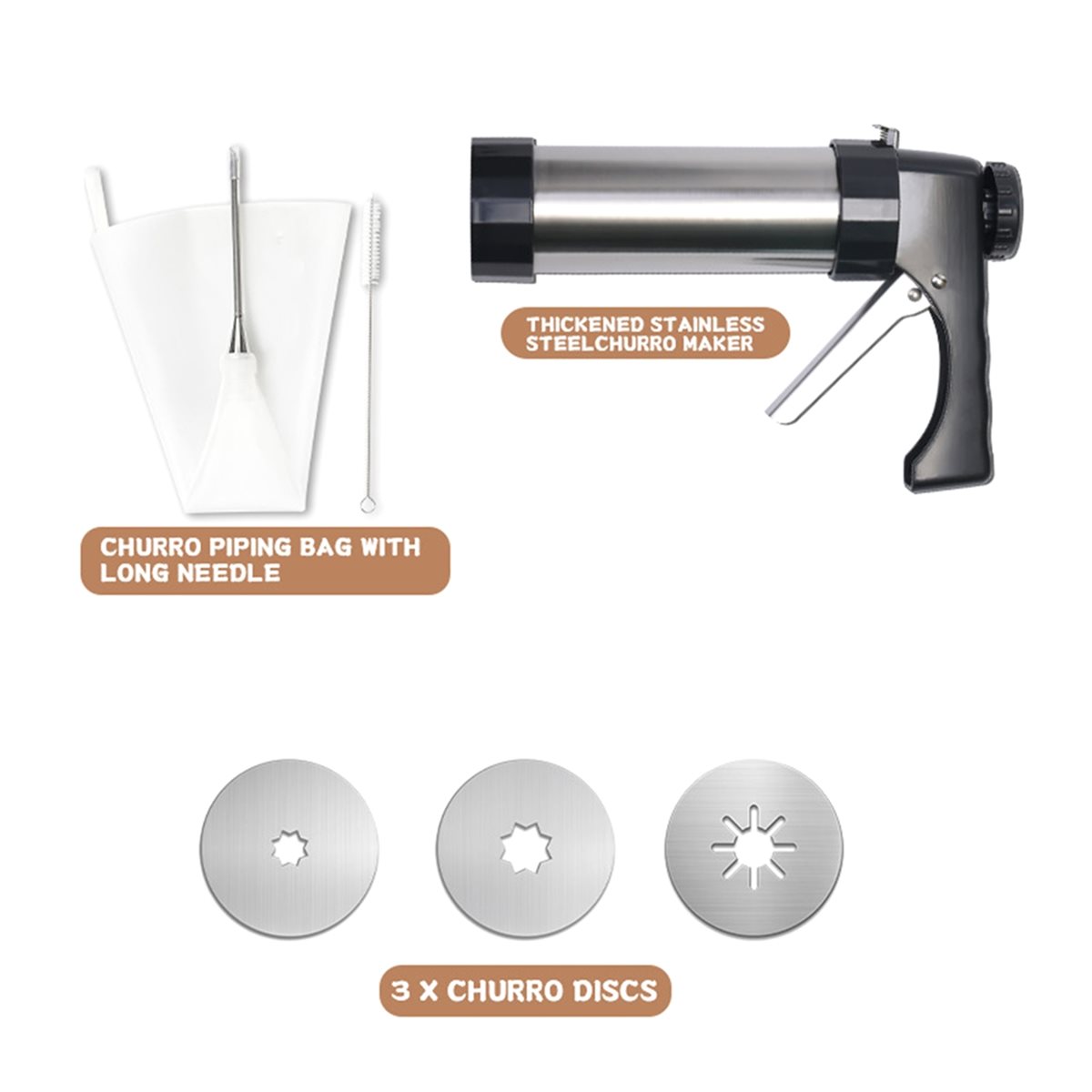 A24I Home Churros Maker Machin - Kitchen Gadgets In Spanish のレビューと価格