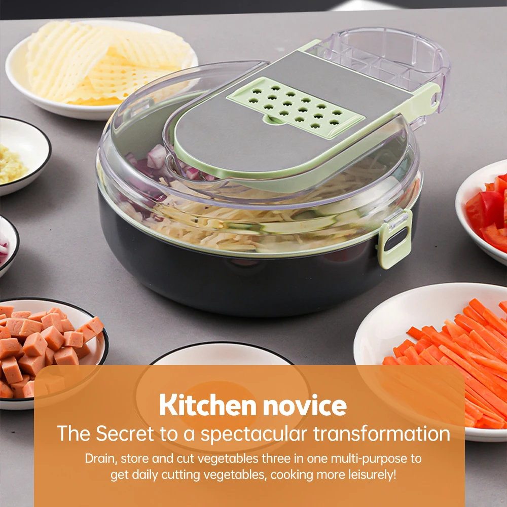 Vegetable Chopper with Contain - Kitchen Gadgets Save Time のレビューと価格
