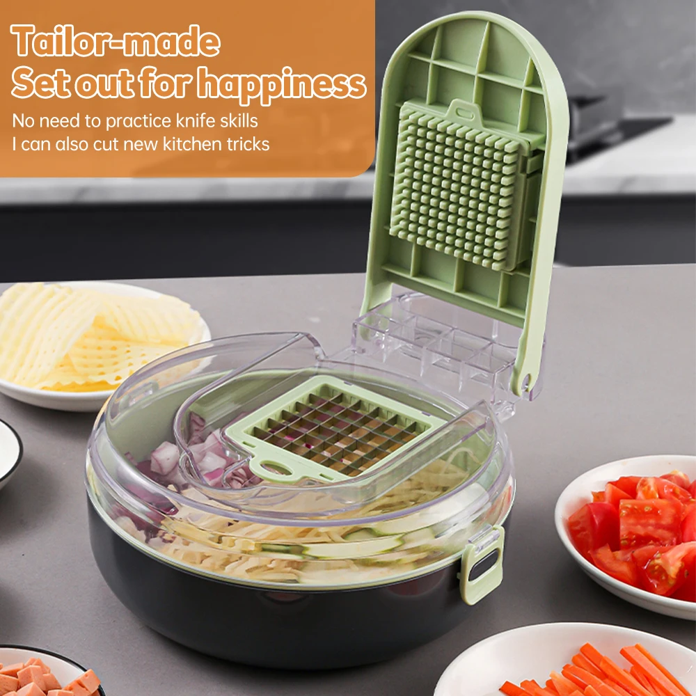 Vegetable Chopper with Contain - Kitchen Gadgets Save Time のレビューと価格