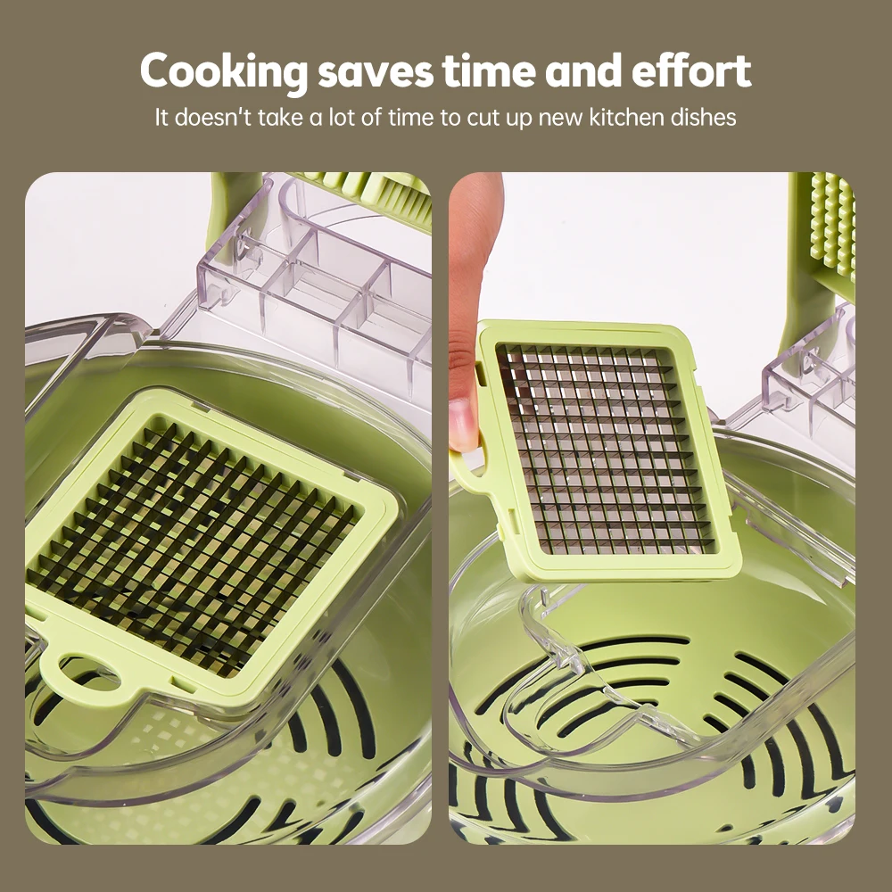 Vegetable Chopper with Contain - Kitchen Gadgets Save Time のレビューと価格