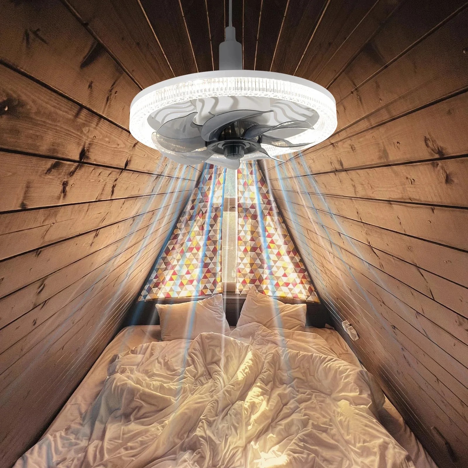 Smart LED Ceiling Fan Light wi - Kitchen Gadgets Smart のレビューと価格