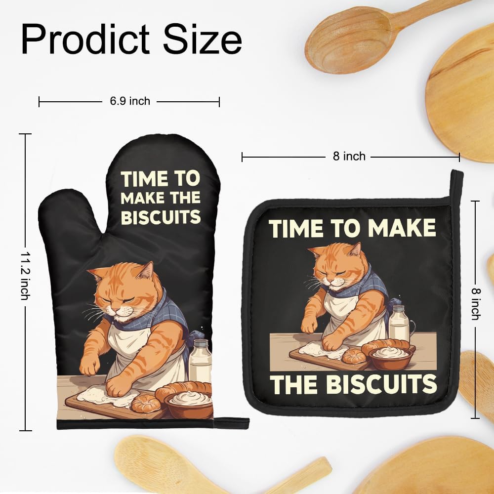 The Biscuits Funny Cat Oven Mi - Funny Kitchen Gadgets Gifts のレビューと価格
