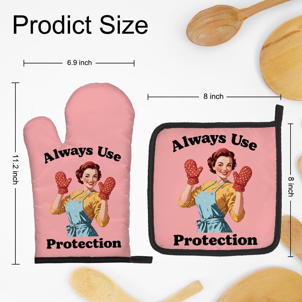 Always Use Protection Funny Ov - Funny Kitchen Gadgets Gifts のレビューと価格