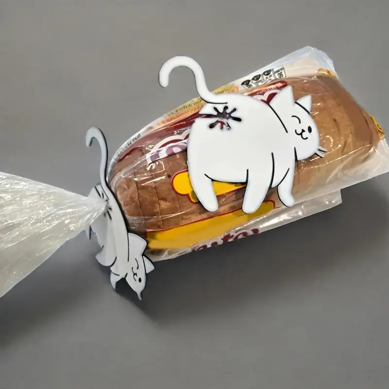 2pcs Funny Cat Butt Bag Clip,  - Funny Kitchen Gadgets Gifts のレビューと価格