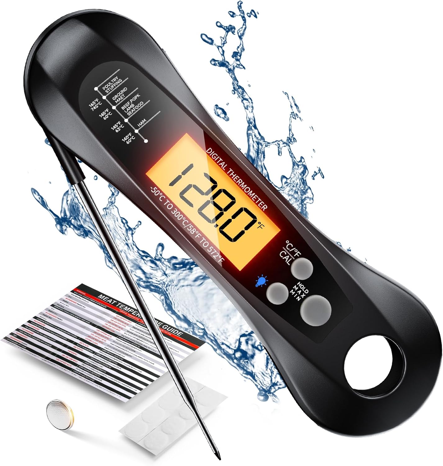 Digital Instant Read Meat Ther - Meat Thermometer のレビューと価格