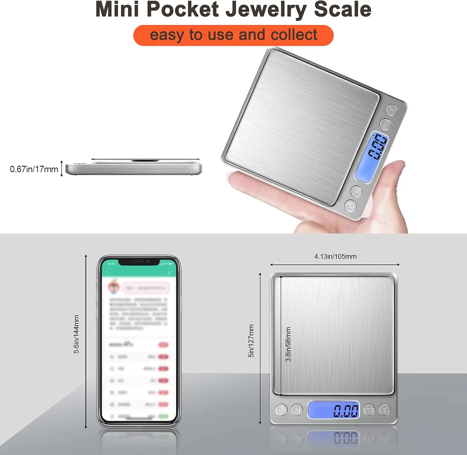 LCD Digital Jewelry Scale 3kg  - Kitchen Gadgets Smart のレビューと価格