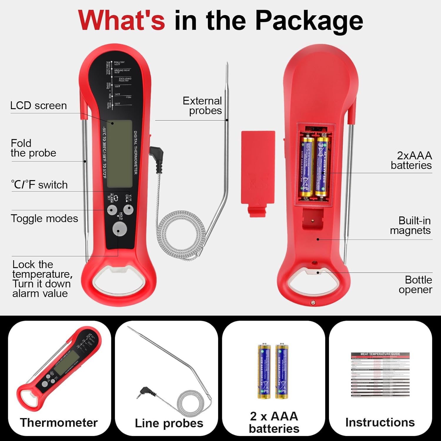 Professional Digital Meat Ther - Meat Thermometer のレビューと価格