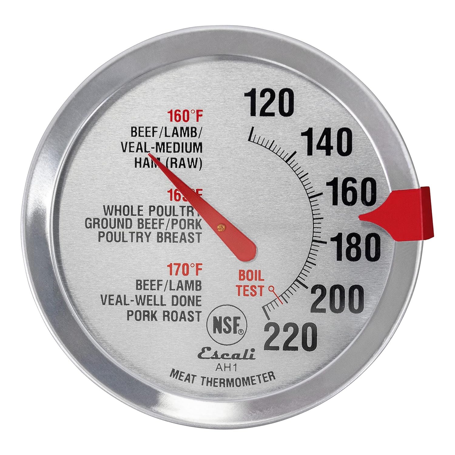 Large Stainless Steel Oven Saf - Meat Thermometer のレビューと価格