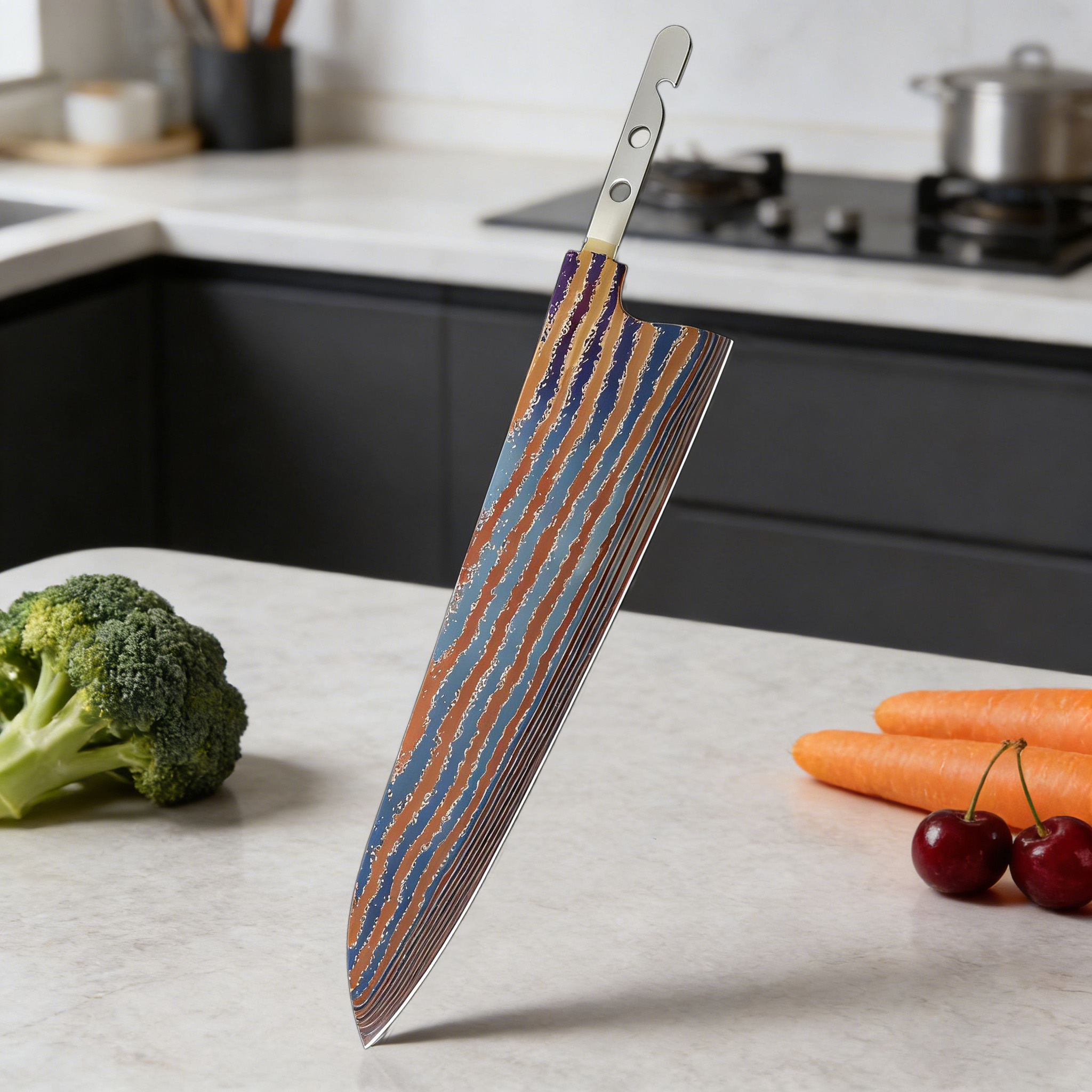 1PC,Chef Knife Blank Blade DIY - Kitchen Gadgets For Chefs のレビューと価格