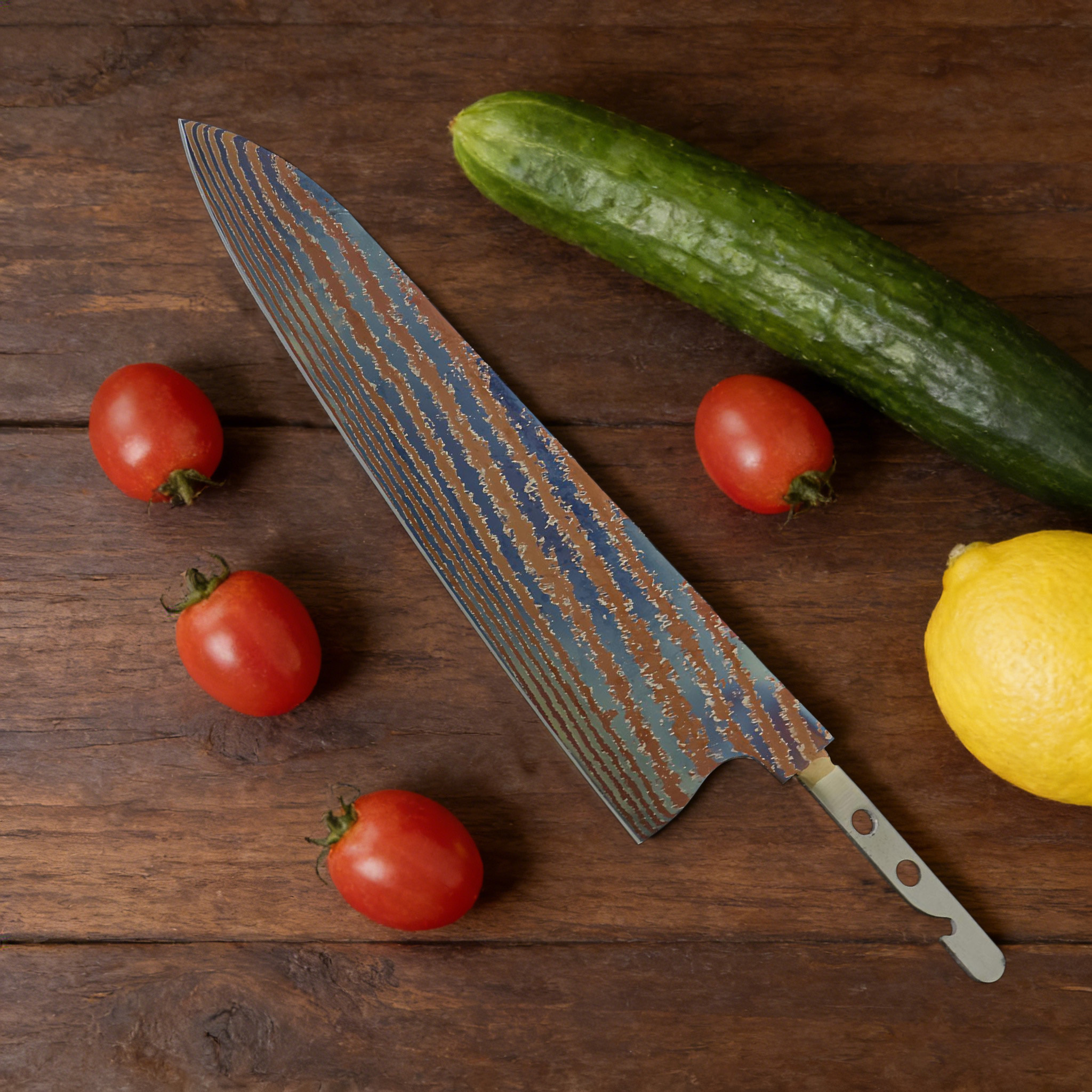 1PC,Chef Knife Blank Blade DIY - Kitchen Gadgets For Chefs のレビューと価格
