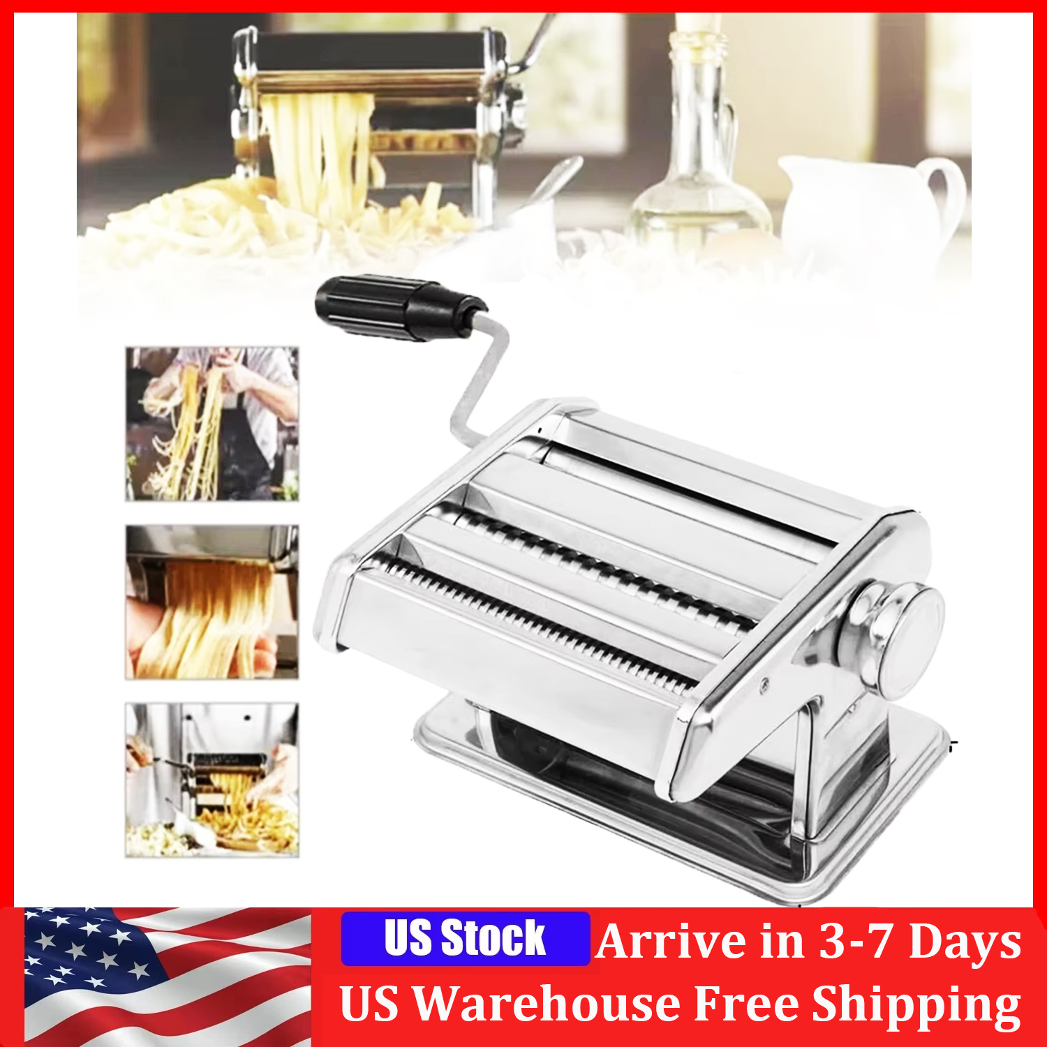 Pasta Maker Machine Stainless  - Kitchen Gadgets Smart のレビューと価格