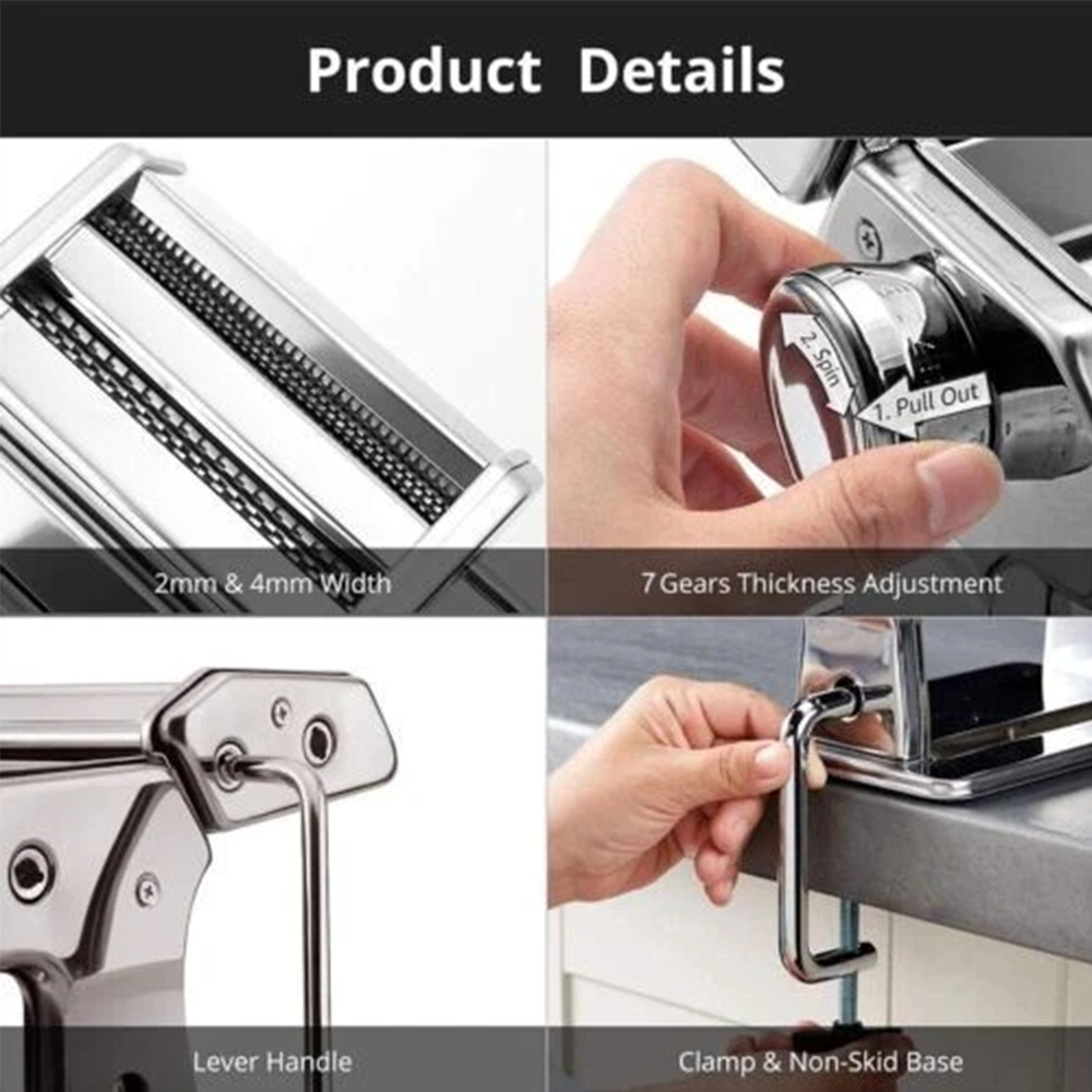 Pasta Maker Machine Stainless  - Kitchen Gadgets Smart のレビューと価格