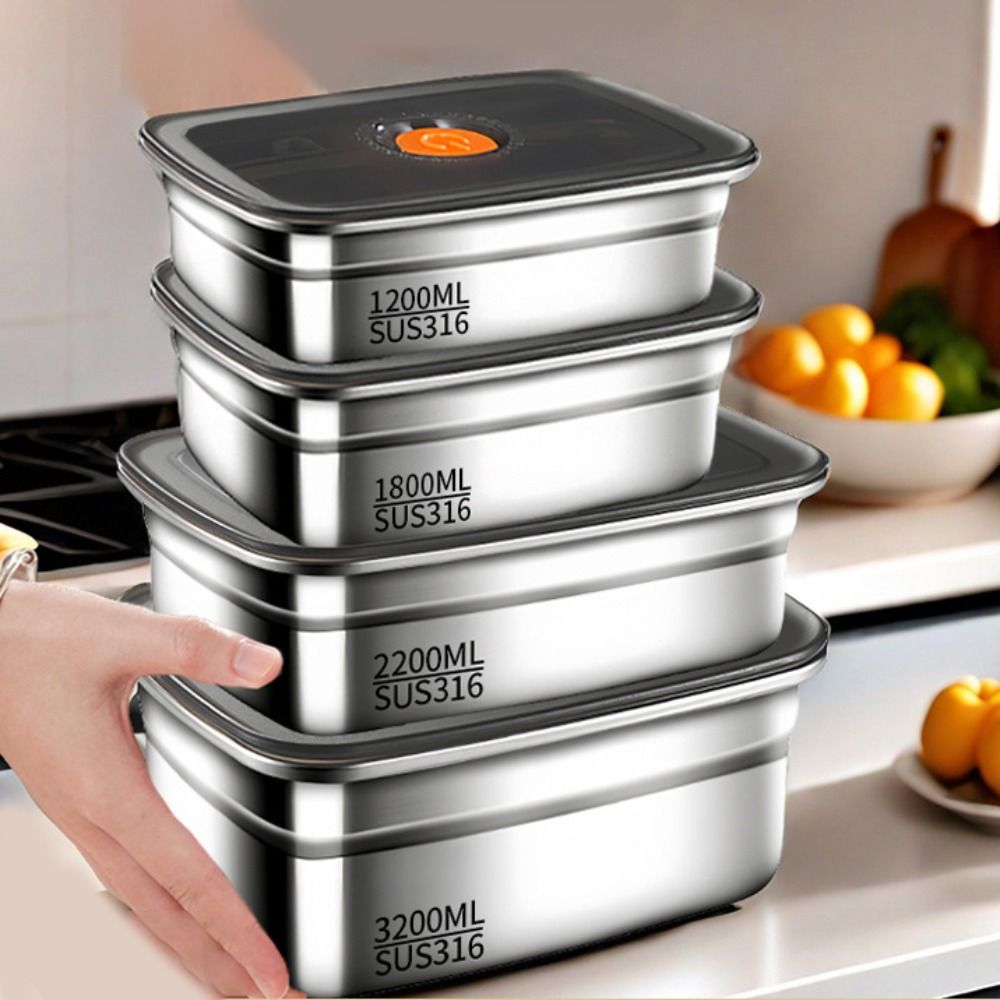 Stainless Steel Lunch Box Bent - Kitchen Gadgets Must Have のレビューと価格