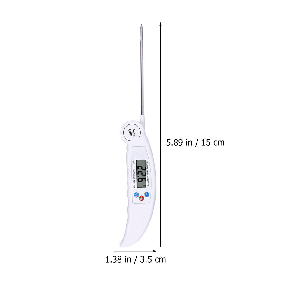 Folding Food Thermometer Stain - Meat Thermometer のレビューと価格