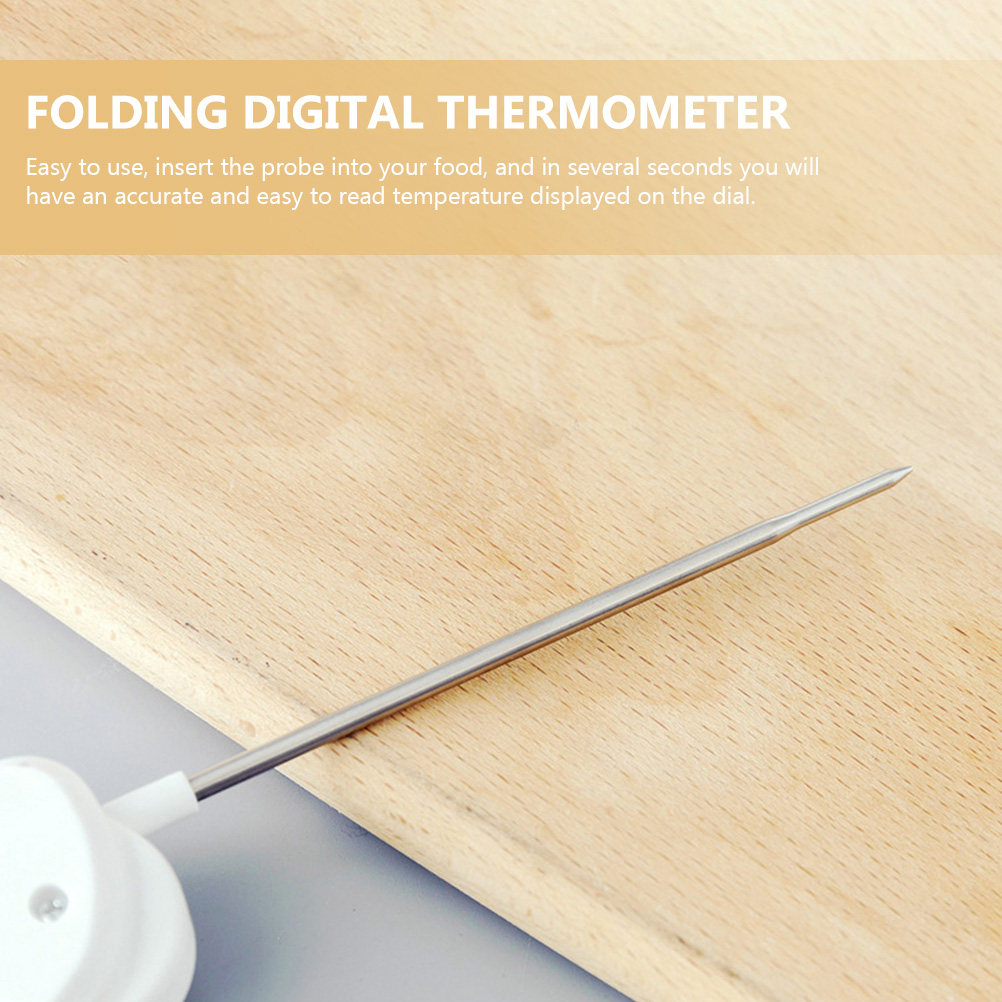 Folding Food Thermometer Stain - Meat Thermometer のレビューと価格