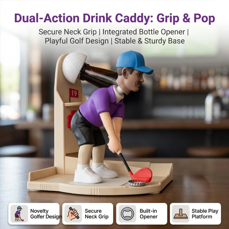 Novelty Golf Player Shaped Bee - Funny Kitchen Gadgets Gifts のレビューと価格