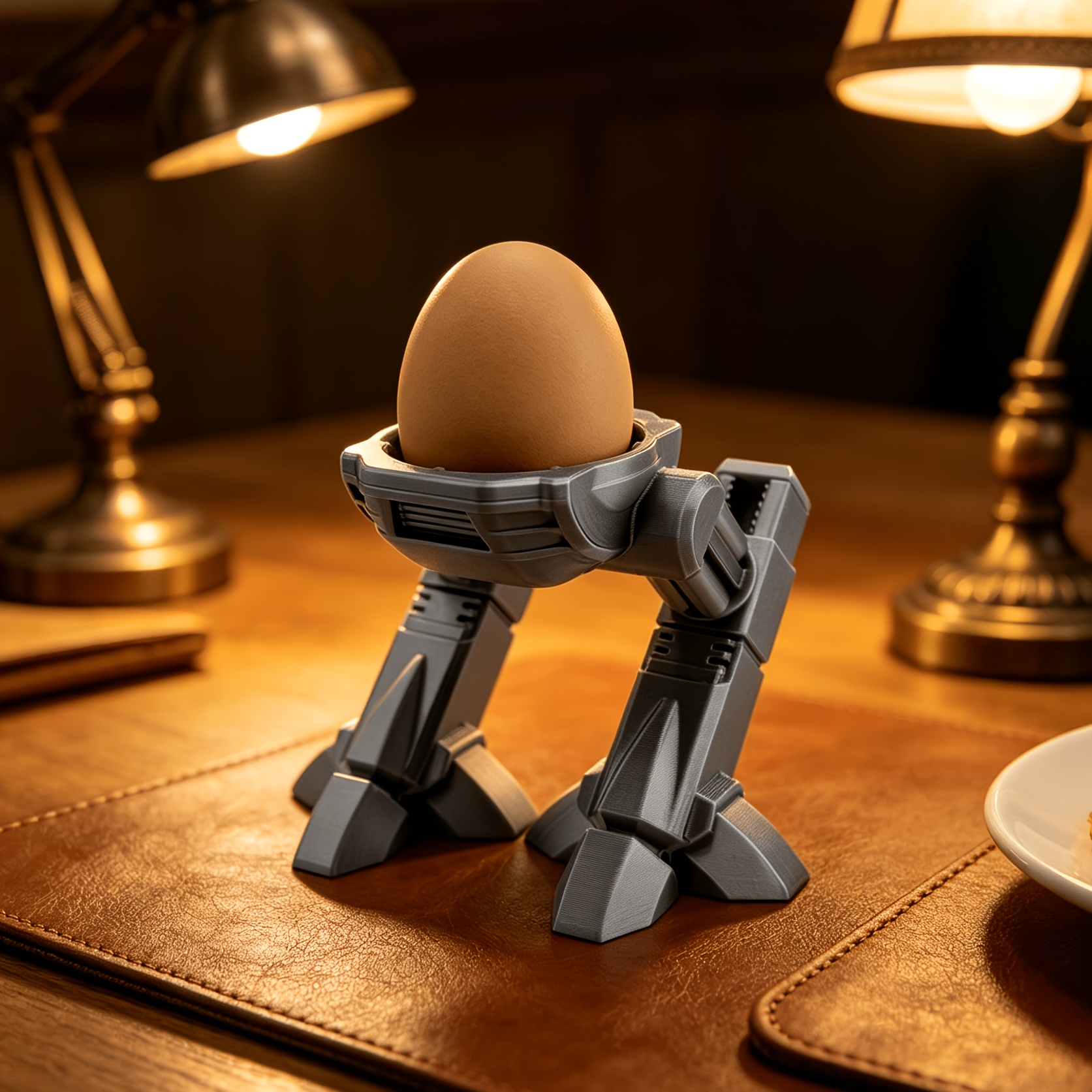 Mechanical Egg Cups Robot 3D P - Funny Kitchen Gadgets Gifts のレビューと価格