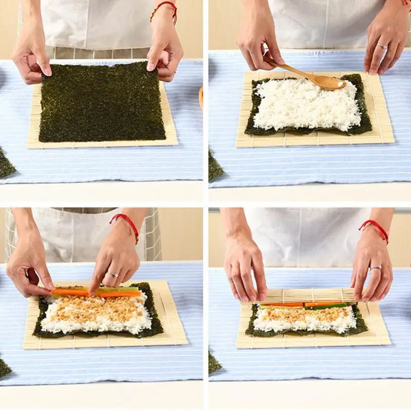 DIY Bamboo Sushi Maker Rolling - Kitchen Gadgets Must Have のレビューと価格