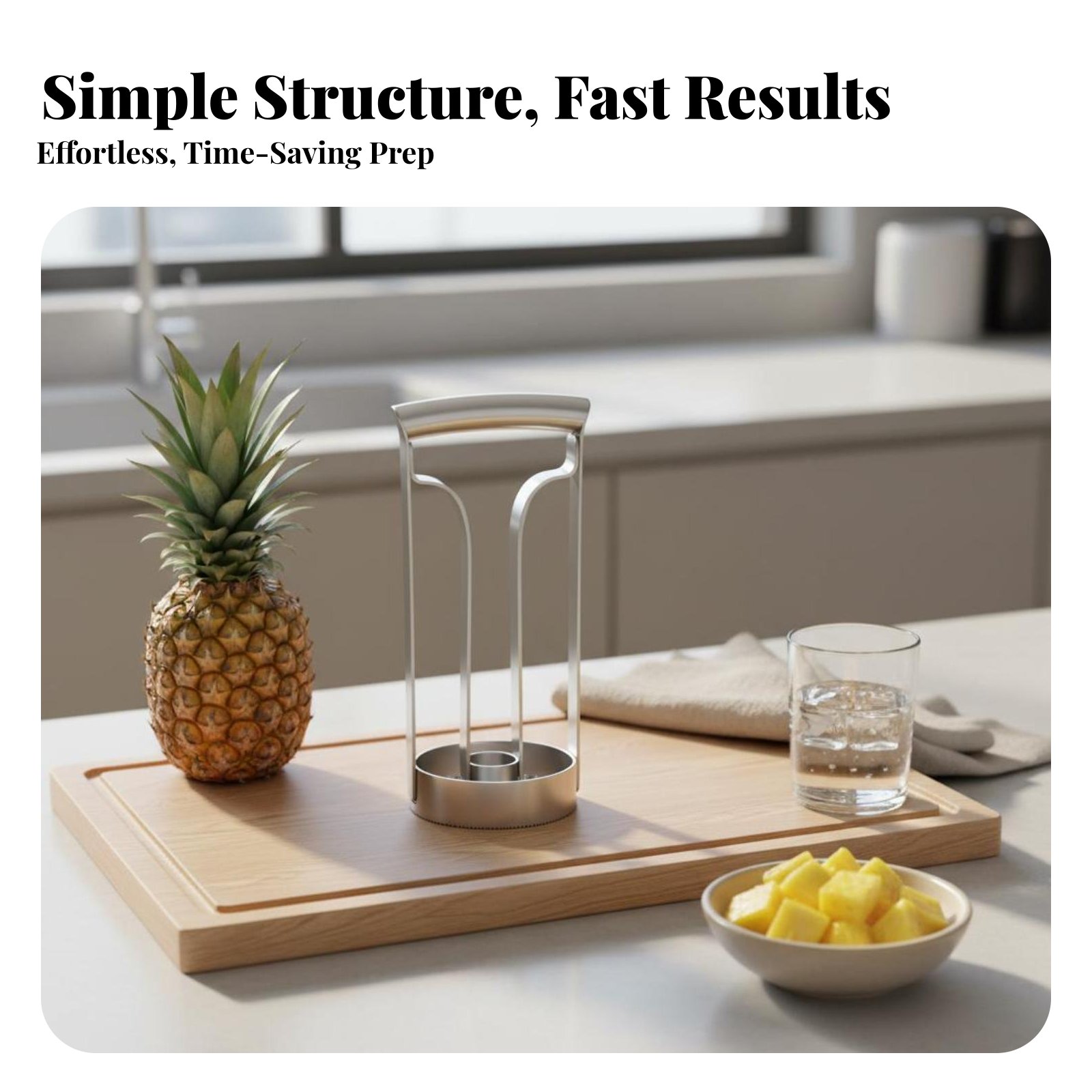 Stainless Steel Pineapple Cutt - Kitchen Gadgets Save Time のレビューと価格