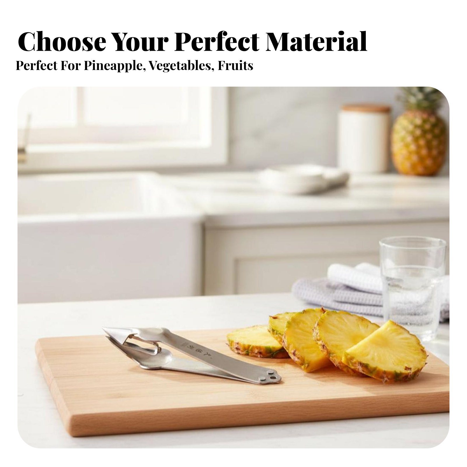 Pineapple Spot Remover Stainle - Kitchen Gadgets For Chefs のレビューと価格