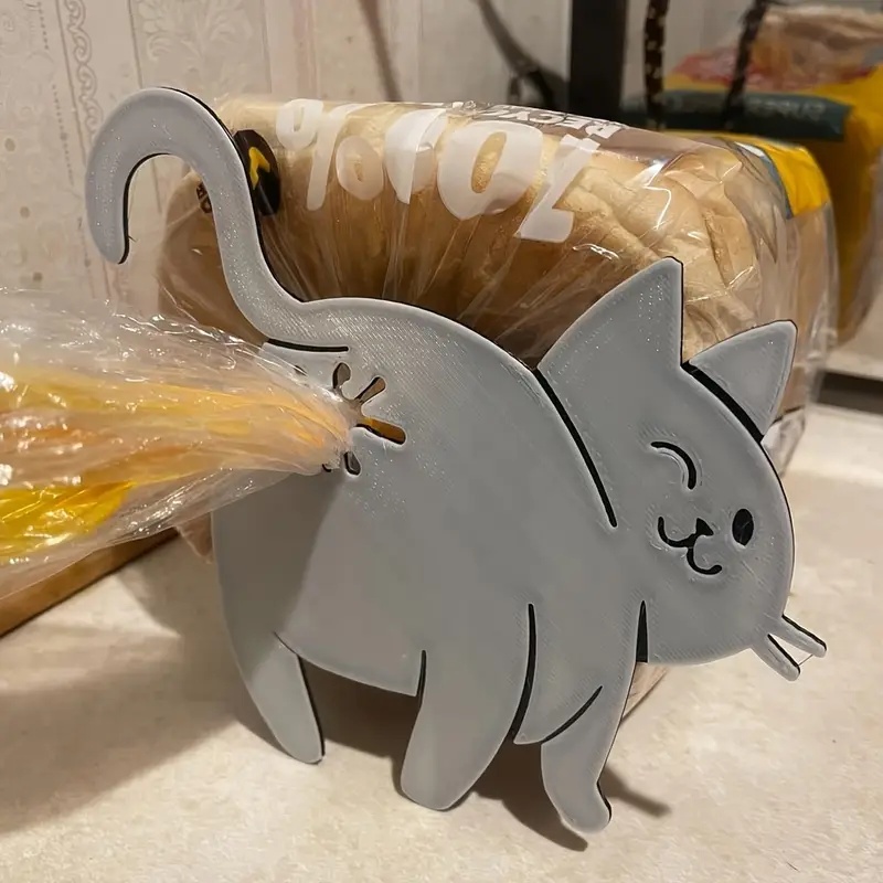 2pcs Funny Cat Butt Bag Clip,  - Funny Kitchen Gadgets Gifts のレビューと価格