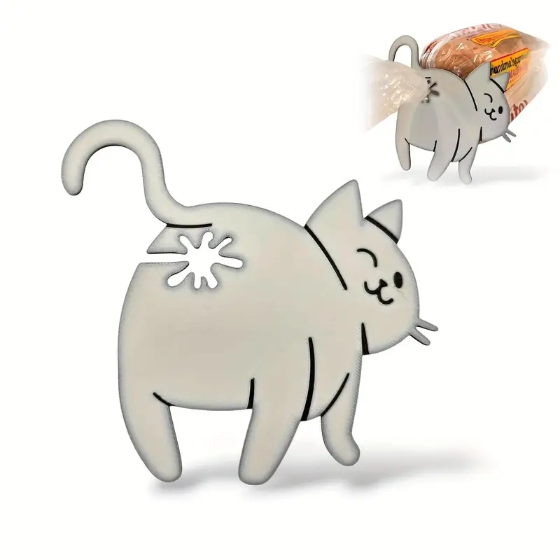 2pcs Funny Cat Butt Bag Clip,  - Funny Kitchen Gadgets Gifts のレビューと価格