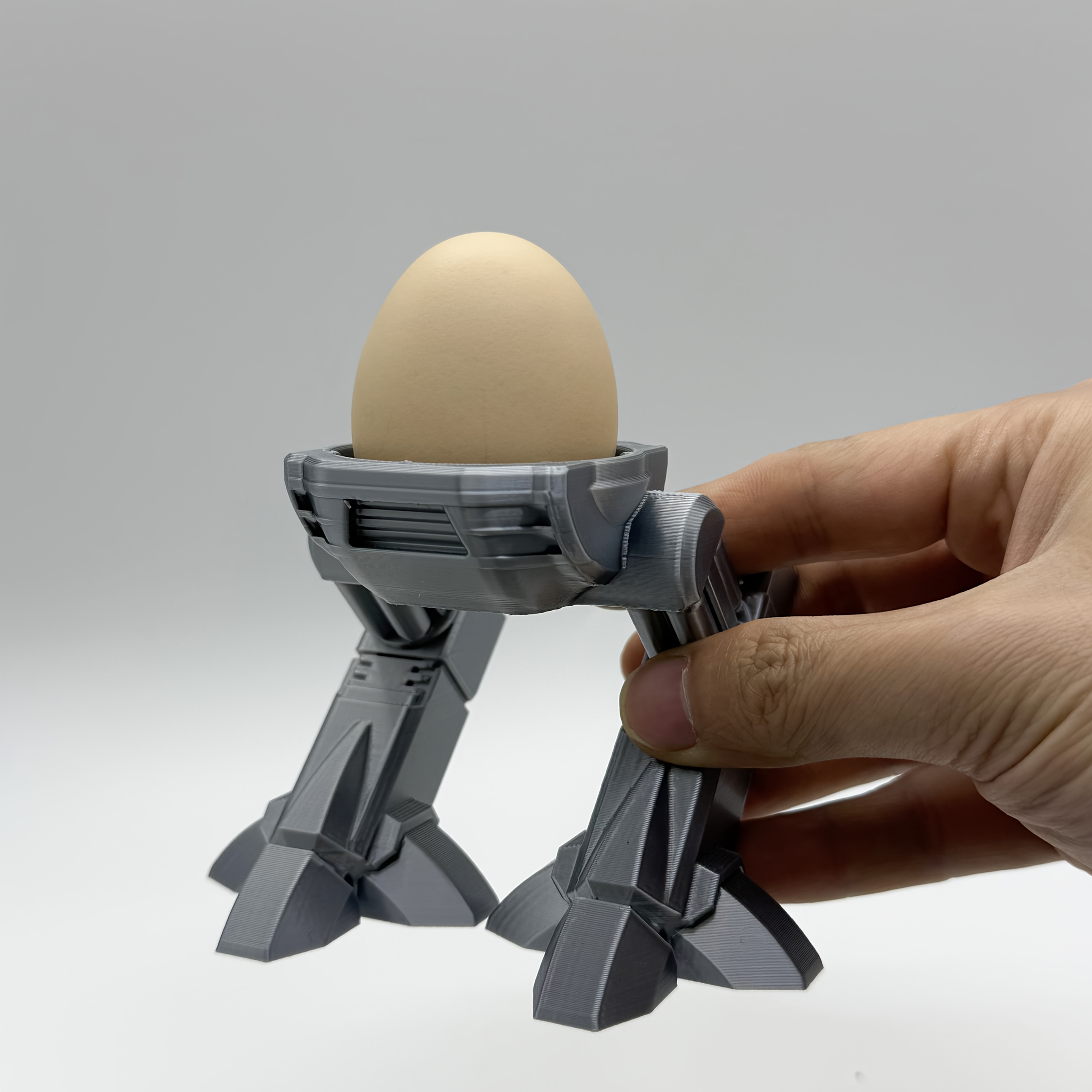 Mechanical Robot Egg Cups 3D P - Funny Kitchen Gadgets Gifts のレビューと価格